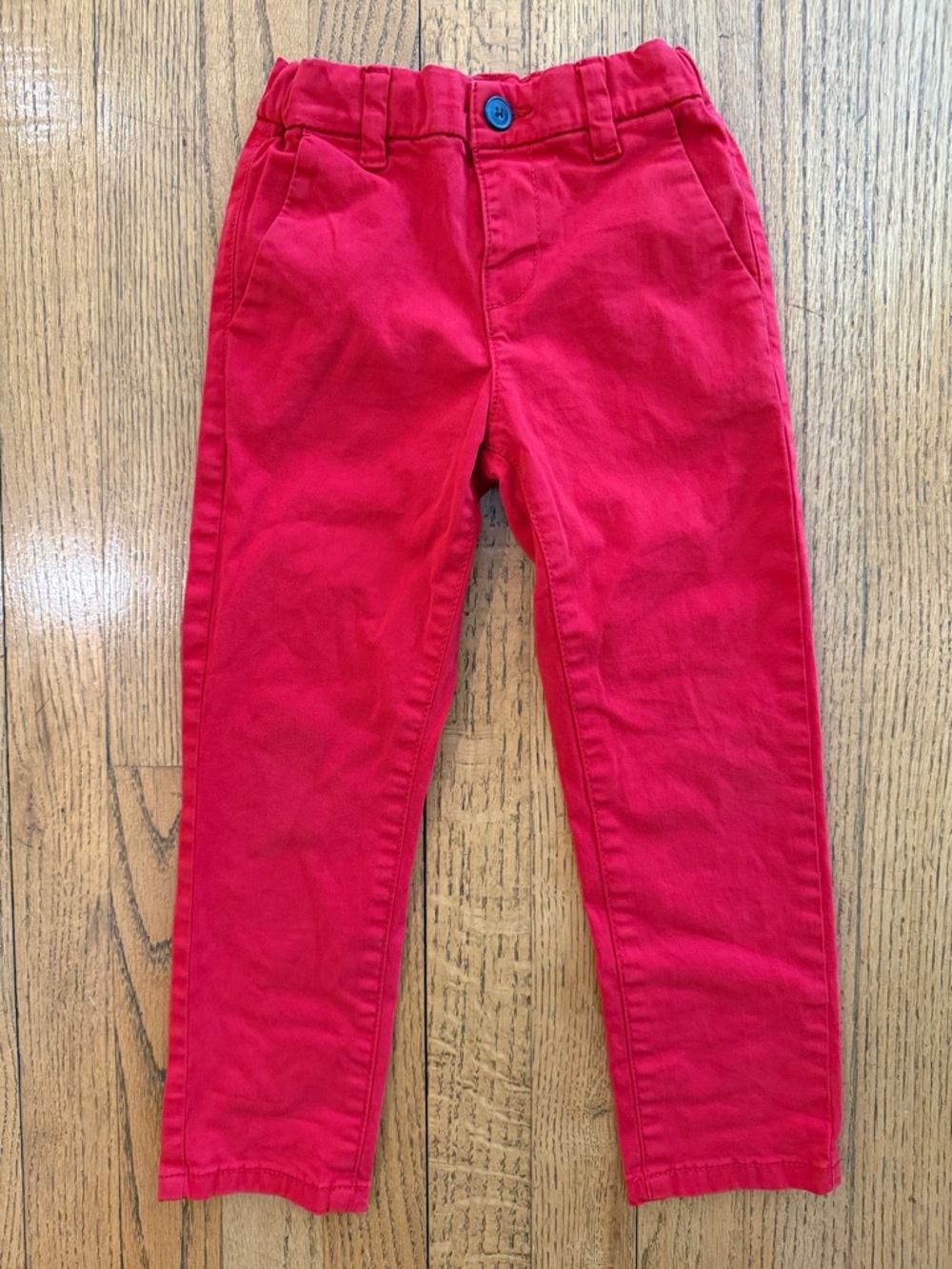 Mayoral Bright Red Kids Chino Pants Size 4